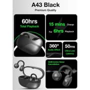Charome A43 FreeClip True Wireless Earbuds Black