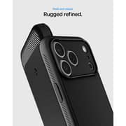 Spigen Rugged Armor MagFit Case Matte Black iPhone 17 Pro - ACS09940