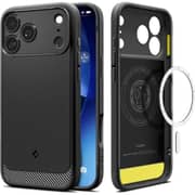 Spigen Rugged Armor MagFit Case Matte Black iPhone 17 Pro - ACS09940