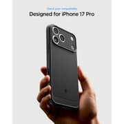 Spigen Rugged Armor MagFit Case Matte Black iPhone 17 Pro - ACS09940