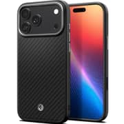 Spigen Enzo Aramid T MagFit Case Black/Silver iPhone 17 Pro - ACS09958