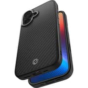Spigen Enzo Aramid T MagFit Case Black/Silver iPhone 17 - ACS09989