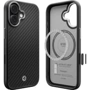 Spigen Enzo Aramid T MagFit Case Black/Silver iPhone 17 - ACS09989
