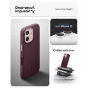 Spigen Nano Pop MagFit Case Burgundy Bean iPhone 17 - ACS09991