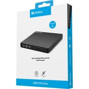 Sandberg Portable USB DVD Drive Black - 133-66