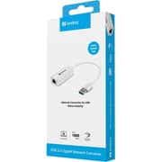 Sandberg USB 3.0 Gigabit Network Adapter White - 133-90