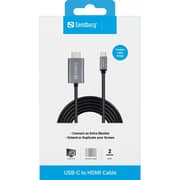 Sandberg Rewindable USB-C to HDMI Cable Black 2m - 136-21