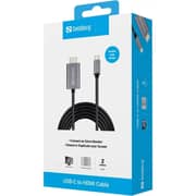 Sandberg Rewindable USB-C to HDMI Cable Black 2m - 136-21