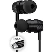 Sandberg USB-C/A Wired In Ear Earphones Black