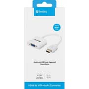 Sandberg Durable HDMI to VGA+Audio Converter White - 508-77