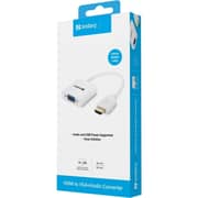 Sandberg Durable HDMI to VGA+Audio Converter White - 508-77