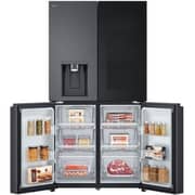 LG InstaView Side by Side Refrigerator 716L Essence Black - GR-X39FFCRL