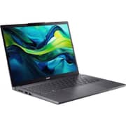 Acer Aspire 14 (2026) Laptop - 3rd Series / Intel Core Ultra 7-355 / 14inch / 512GB SSD / 16GB RAM / Shared Intel Graphics / Windows 11 Home / English & Arabic Keyboard / Silver / Middle East Version - [NX.JYHEM.001]