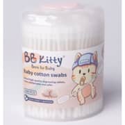 Bb Kitty 200 Pcs Baby Cotton Swabs White