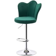 Gmax Modern Velvet Adjustable Swivel Bar Stool - Ys-6005