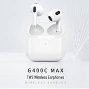 RECCI G400C Max True Wireless Earbuds White