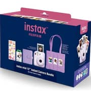 Fujifilm Instax Mini 12 Instant Film Camera Lilac Purple Bundle - 600024598