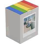 Polaroid Now Generation 3 Instant Film Camera Pebble White + 8 Photos Color Film - 6573