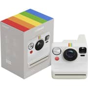 Polaroid Now Generation 3 Instant Film Camera Pebble White + 8 Photos Color Film - 6573