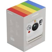 Polaroid Now Generation 3 Instant Film Camera Pebble White + 8 Photos Color Film - 6573