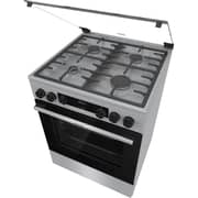 Gorenje 4 Zone Gas Cooker 60cm Stainless Steel/Black - GGI6C22XA