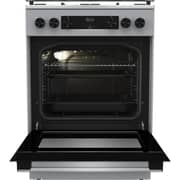 Gorenje 4 Zone Gas Cooker 60cm Stainless Steel/Black - GGI6C22XA