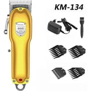 Kemei Gold Armor Rechargeable Hair Clipper 10 Watts - KM-134