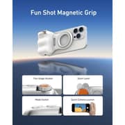 TELESIN Fun Shot Magnetic Grip 2 White
