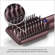 Babyliss Airbrush Hair Straightener And Smoothing Brush 900 Watts - BABAS6400SDE