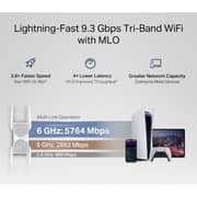 TP-Link BE9300 Tri-Band Wi-Fi 7 Range Extender - RE655BE
