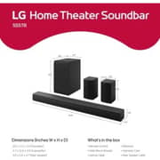 LG Home Theater Soundbar With Subwoofer And Remote - S55TR
