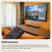 LG Home Theater Soundbar With Subwoofer And Remote - S55TR