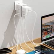 Dudao 1Pc Universal A35 PRO Travel Charger White