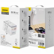Dudao 1Pc Universal A65 PRO Travel Charger White