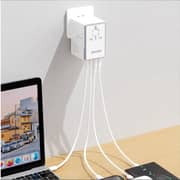 Dudao 1Pc Universal A65 PRO Travel Charger White