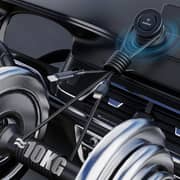 Dudao Wireless Car Charger Black - F24MAX