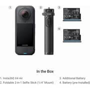 Insta360 X4 Air Graphite Black Action Camera Travel Bundle - INST-CINSAAFA-SE30