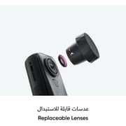 Insta360 - X4 Air - (165G Only) - 360 Camera - Travel Bundle - Black (Foldable 2in1 Invisible Selfie Stick & Tripod + Additional Battery)