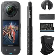 Insta360 X5 Midnight Black Action Camera Travel Bundle - INST-CINSAAHA-X510