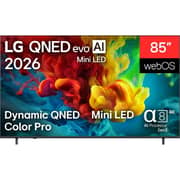 LG 85inch evo AI Mini LED QNED84 4K QNED Smart Television (2026 Model) - 85QNED84B6T