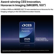 LG 100inch Micro RGB evo AI MRGB95 4K Smart TV Magic Remote Dolby WebOS26, 2026 100MRGB95B6