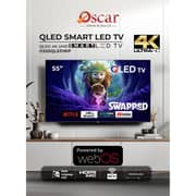 Oscar 55inch 4K UHD QLED Smart Television (2026 Model) - OS55QLEDWP