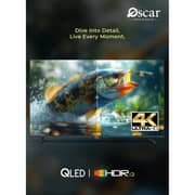 Oscar 55inch 4K UHD QLED Smart Television (2026 Model) - OS55QLEDWP