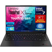 Lenovo ThinkPad X1 Gen 12 (2023) Laptop - 1st Series / Intel Core Ultra 7-155H / 14inch WUXGA / 1TB SSD / 32GB RAM / Shared Intel Graphics / Windows 11 Home / English Keyboard / Black / International Version - [21KCS45500]