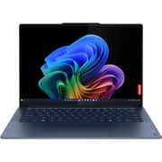 Lenovo Yoga Slim 7 14Q8X9 (2024) Copilot+ PC - Qualcomm Snapdragon X Elite X1E-78-100 / 14.5inch 3K / 1TB SSD / 16GB RAM / Shared Qualcomm Adreno GPU / Windows 11 Home / English Keyboard / Cosmic Blue / International Version - [83ED0003US]