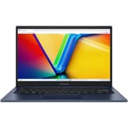 Asus Vivobook (2024) Laptop - 1st Series / Intel Core 5-120U / 14inch FHD / 512GB SSD / 8GB RAM / Shared Intel Graphics / Windows 11 Home / English Keyboard / Quiet Blue / International Version - [X1404VA-EB277W]