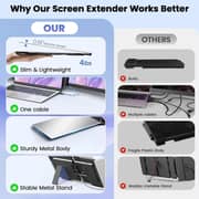 V2COM P7 Pro FHD Laptop Triple Portable Monitor 15.6Inch