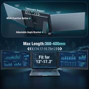 V2COM P7 Pro FHD Laptop Triple Portable Monitor 15.6Inch