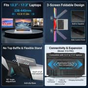 V2COM S10 Pro FHD Laptop Screen Extender 14Inch