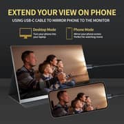 V2COM P4C FHD Portable Monitor 15.6Inch